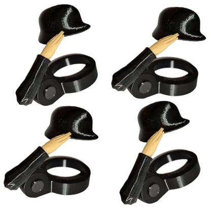Soldier Salutes Beer Bottle Caps Helmets Efficient Decorative Designs for Party Veterans Enthusiasts