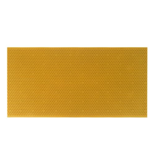 Beehive Waxed Coated Foundation Sheet 20pcs Deep Foundation 8-1/2-Inch Bee Waxed Foundation Sheets for Bee Frame for Beekeeping Supply (8-1/2-Inch) - size: 8-1/2-Inch