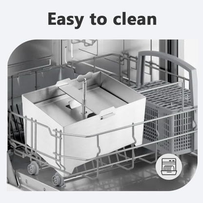 Stainless Steel Tofu Press, DIY Tofu Maker with To-fu Presser Towel and Drip Tray TofuPress Dishwasher Safe for Cheese, Yogurt Ham Press,Meat Pressing Paneer Make Vegetarian