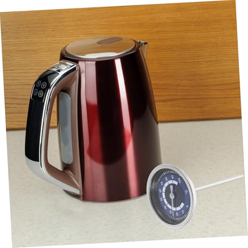 PRETYZOOM Stainless Steel Kettle Temperature Gauge Accurate Dial Thermometer for Water Heating User Friendly Design for Tea Brewing Fits Stainless Steel Models