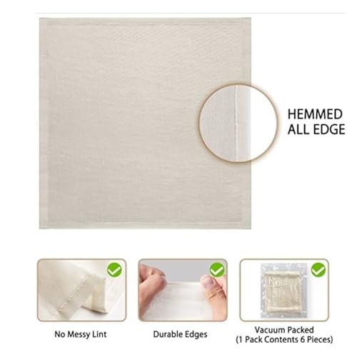 1pc Cotton Gauze Muslin Cheesecloth - Ideal for Tofu, Butter, and Cheese Making | Kitchen Gadget for DIY Soy Pressing and Baking(90x90cm) - size: 90x90cm