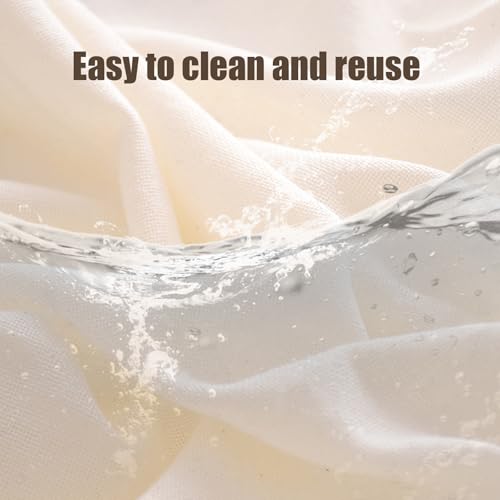 8Pcs Cheesecloth, 20x20 Inch Cheese Cloths, Unbleached Cotton Cheesecloth for Cooking, Reusable Ultra-Dense Strainer for Juicing Filtering Canning