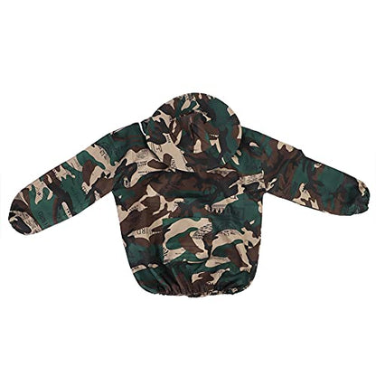 Thicken Beekeeping Protective Suit with Wide Brim and Veil for Beekeeper, Soft and Breathable, 1 X Jacket Included