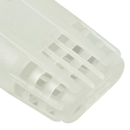 TopHomer 50pcs White Queen Bee Cages 2.56 * 1.10 * 0.43in Beekeeping Catcher Plastic Bee Isolator Clip Beekeeper Rearing Tools for Indoor Home Outdoor