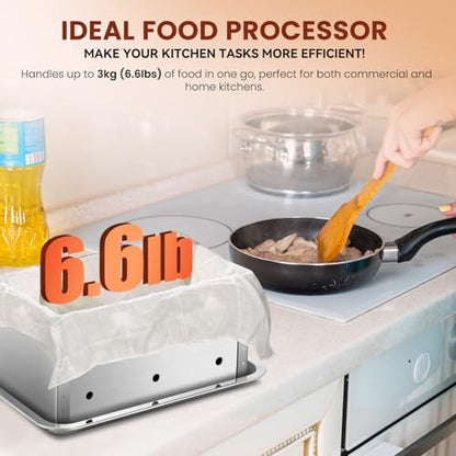 NEWTRY Deli Meat Press Tool 6.6LB Capacity Tofu Press Maker 304 Stainless Steel for Tofu Pork Beef Bacon Homemade Deli Meat with Press Handle