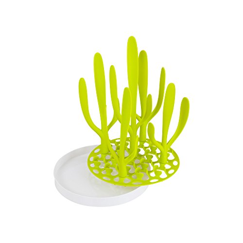Boon Sprig Countertop Baby Bottle Drying Rack - Nature Inspired Upright Bottle Rack Dryer -Upright Drying Rack for Bottles and Baby Accessories - Baby Bottle-Feeding Supplies - size: 1 Count (Pack of 1)