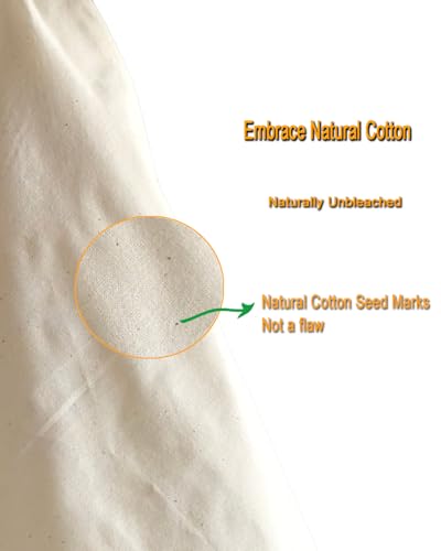 Nut Milk Bag - Cheese Cloths Reusable Cheesecloth Strainer for Almond | 2 Pack XXL 16"x16",Unbleached Natural Cotton,/Oat/Soy Milk, Juice, Cold Brew Coffee, Yogurt, Wine, Soup | Triple Stitched - size: 16" x 16"