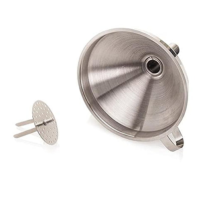 The Kombucha Shop - Stainless Steel Funnel with Removable Strainer for Bottling and 2nd Fermentation
