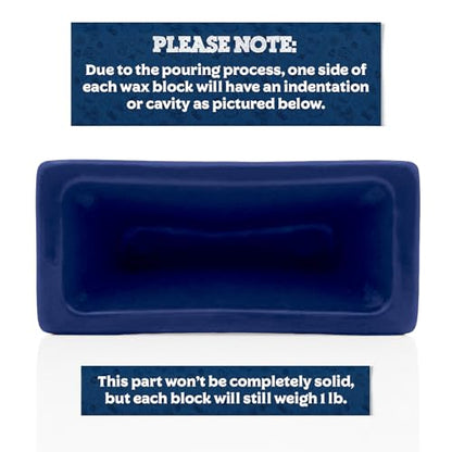 Fermentaholics Food-Grade Premium Cheese Waxes - 1 lb. – Cheesemaking Wax for Hard and Aged Cheeses – Protect and Preserve Your Cheese (1 LB Blue) - color: Blue