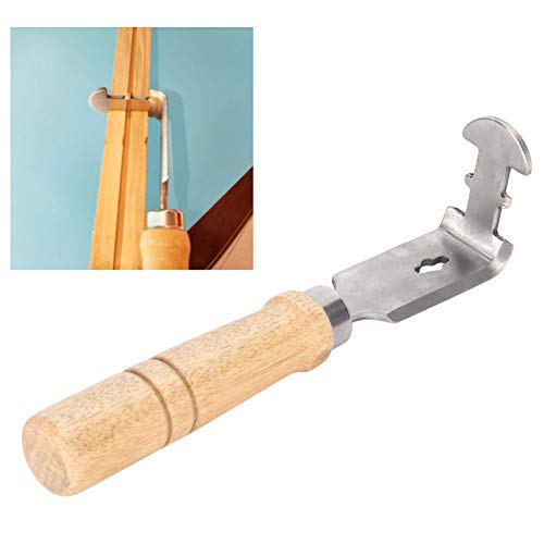 Beehive Frame Cleaning Shovel with Wood Handle, Scraping Tool Bee Hives Frame Scraper, Stainless Steel Scraper Cleaner Supply