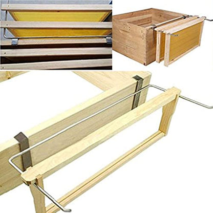 Bee Frame Holder, Hive Tool Beekeeping, Stainless Steel Beehive Stand Support Bracket Rack for Beekeepers ，Bee Supplies and Equipment