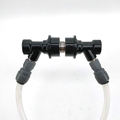 2PCS Homebrew Beer Ball Lock Jumper Post Corny Keg Liquid and Gas Jumper Post Double Ended Corny Post Stainless Steel 304 Keg Quick Disconnect Jumper Post for Cleaning Beer Brewing