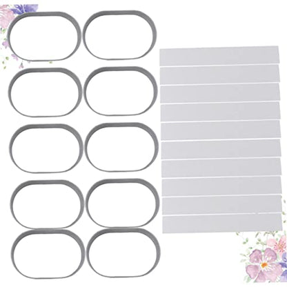 PRETYZOOM 110pcs Cheese Forms Molds Stainless Steel Mold Creative Baking Tool for Diy Cheesecake Candy Cake and Fondant