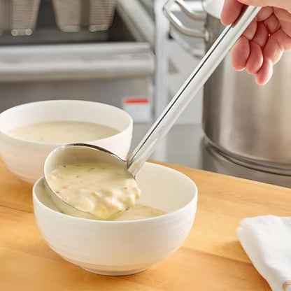 OCS Parts Pro Series Stainless Steel Culinary Ladle | 5-Ounce | One-Piece Dishwasher Safe Home, Restaurant, Buffet and Catering Serving Ladle for Sauces, Soup, Gravy, and Salad Dressing - size: 5 Ounce