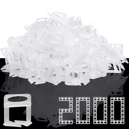 DGSL Tile Leveling System, 2000-Piece 1/16" Tile Spacers Clips Tile Tools, Tile Installation Tools for Professional Ceramic Tile and Stone Installation - size: 1/16*2000