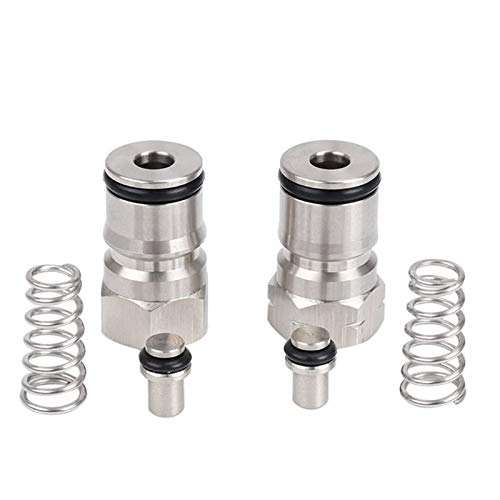 MRbrew Cornelius Type Ball Lock Keg Posts,Stainless Steel Poppets and Springs,Poppet Female Thread Gas + Liquid 19/32-18 Thread (Post & Poppet) - size: 1 Pair