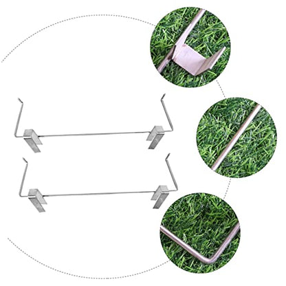 Yardwe 2pcs Bee Box Shelf Metal Stand Metal Clothing Rack Metal Storage Rack Storage Shelf for Bee Houses Beehive Storage Rack Nest Frame Stainless Steel Lift Silver Beehive Holder