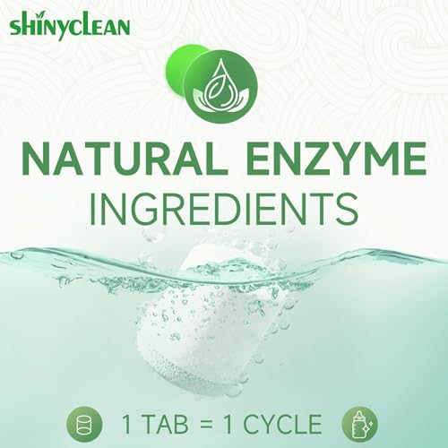 Bottle Washer Detergent Tablets, Fits All Machines, 360 count | Baby-safe, deep cleaning, chlorine & fragrance free, no residue, compatible with Momcozy & Baby Brezza Pro and all brands - size: 360 Count (Pack of 1)
