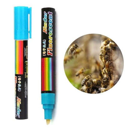 Queens Bee Marking Pen, Queens Bee Marker, Bees Marking Pen, 13.5cm 5.31in Water Based Beekeeping Markers Smooth Writing Vivids Color Easy to Use