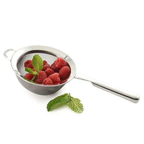 Norpro KRONA Stainless Steel Double Mesh Strainer, 7" - size: 7"