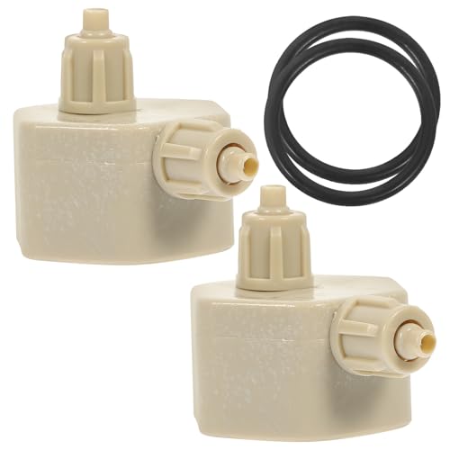 DIY Aquarium CO2 Generator Bottle Caps Portable Reactor Parts 2Pcs Replaceable ABS Material Aquarium Plants System Supplies