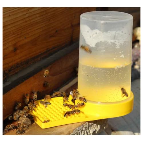 Plastic Bee Feeder, Beehive Drinking Bowl Bee Keeping Equipment Beehive Beekeeping Water Dispenser Drinking Honey Beehive Entrance Feeder Beekeeper Tools