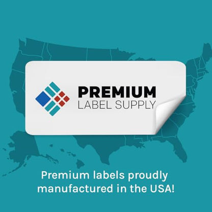 Premium Label Supply Waterproof White Address Sticker Labels – 2.625" x 1" – Inkjet Printers Only – (30 per Sheet), 1000 Sheets - 30,000 Total Adhesive Labels - size: 30000 Labels