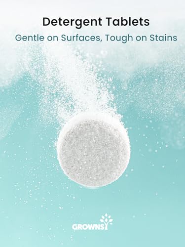 GROWNSY Bottle Washer Detergent Tablets, 130 Count, Deep Cleaning, Compatible with All Brands of Baby Bottle Washers, Removes Milk Residue, Grease & Odor from Bottles and Pump Parts - size: 1 Count (Pack of 130)