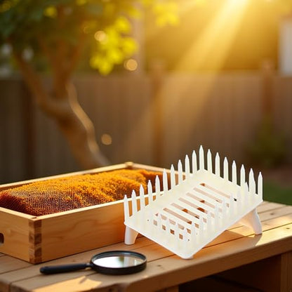 White Queen Marker Cage Clip Bee Plastic Catcher Beekeeper Beekeeping Tools Equipment Plastic Queen Marker Cage Clip Bee Catcher Beekeeper Beekeeping Tools Equipment Beekeeping Supplies