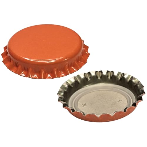 Crown Caps With Oxy-Liner-576 Caps (Orange) - color: Orange
