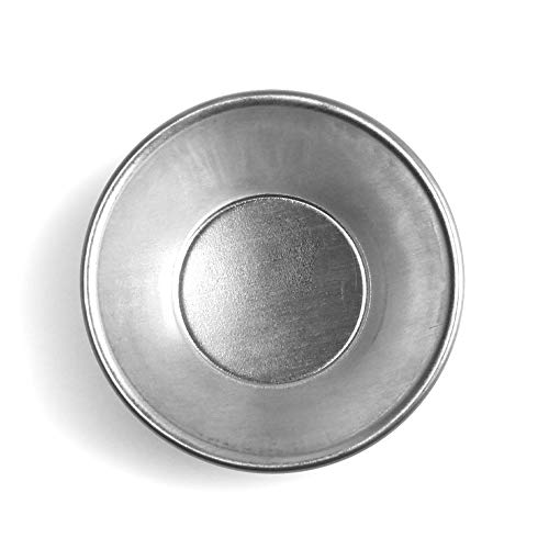 25Pack Egg Tart Molds Tiny Pie Tartlets Dessert Mold Pans Tin Puto Cup Bakeware Cake Cookie Mold, Round Resuable Nonstick (Aluminum)