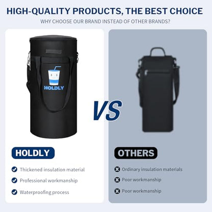 Holdly Keg Cooler for Home Brew – Portable 5 Gallon Keg Cooler Bag with Waterproof Lining and Durable Oxford Cloth