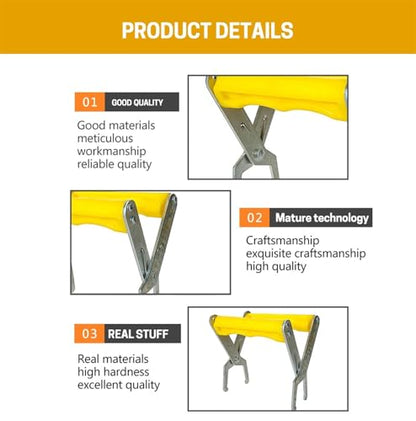 Beekeeping Frame Gripper, Frame Holder, Frame Lifter Tool - Stainless Steel Beekeeping Equipment Bee Hive Frame Grip Tool (Color : Yellow) - color: Yellow