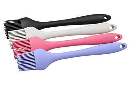 Chef Craft Premium Silicone Basting Brush, 10.25 inch, Gray - color: Gray