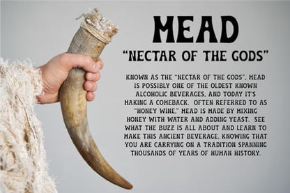 Mead Making Kit - Reusable Fermentation Kit - Make Honey Wine at Home - Great Gift Ideas