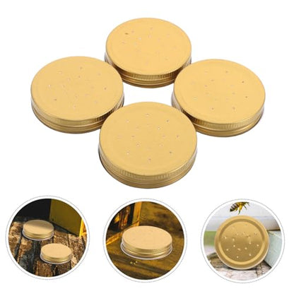 balacoo 4pcs Beehive Entrance Water Feeder Beekeeping Equipment for Bee Watering Station Lid Feeders Beekeeping Supplies