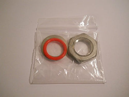 MOUNTING KIT 3PC for THERMOMETER BULKHEAD BREW KETTLE MASH TUN STAINLESS STEEL 1/2" NPT HOMEBREW EQUIPMENT