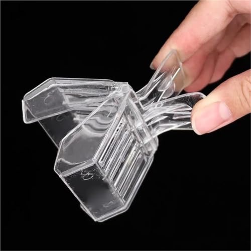 Queen Bee Cage 30Pcs Clear Clipping Bee Queen Cages Beekeeper's Essential for Safe Transport Hive Management Durable Plastic for Beekeeping Supplies