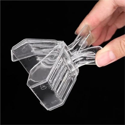 Queen Bee Cage 30Pcs Clear Clipping Bee Queen Cages Beekeeper's Essential for Safe Transport Hive Management Durable Plastic for Beekeeping Supplies