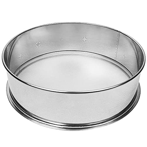 Sidasu Vibrating Sifter - Stainless Steel Vibrating Sieve 20 Mesh for Automatic Powder Sifter Machine - size: 20 mesh