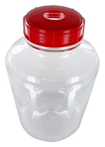 FerMonster 3 Gallon Wide Mouth Carboy, Econolock, #10 Stopper, Carboy Carrier