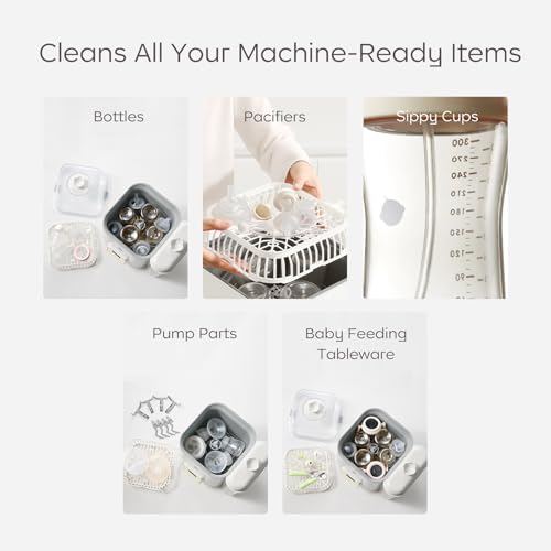Bc Babycare Detergent Tablets for Clarvion & All Baby Bottle Washers, 120 Count - Deep Clean for Bottles & Pump Parts, Removes Milk Film, Grease & Odor, Fast-Dissolving, Baby-Safe & Residue-Free