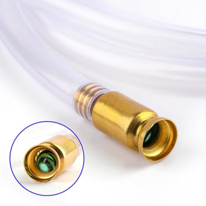 2 Pack - Gas Siphon Hose Pump,Shaker Siphon for Gasoline/Fuel/Water Transfer,Safety Self Priming Hose