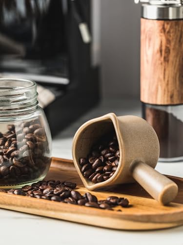 Espresso Measuring Cup, Ceramic Espresso Cup with Handle, Expresso Shots Cups Double Spouts Milk Cup, Espresso Accessories, 3 Oz/ 90 Ml, Brown - color: Brown