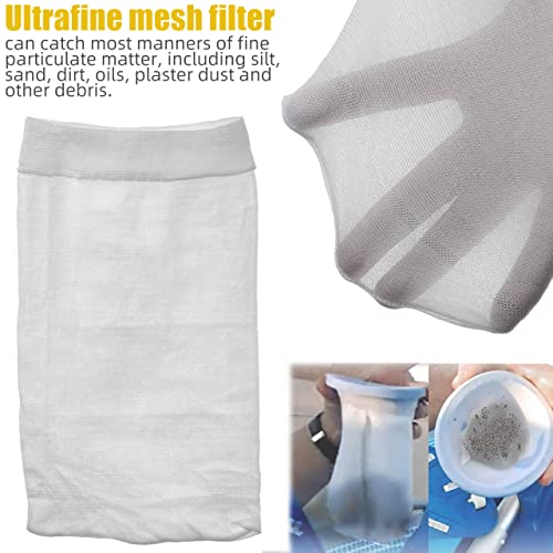 Pool Vacuum Cleaner Reusable Filter Bag with 10-Pack Ultrafine Mesh Filter Bags for Pool Blaster Water Tech Max & Catfish Ultra Pool Vacuum Sand & Silt Cleaner Filter