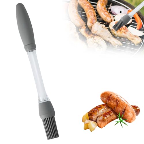Silicone Oil Brush Basting Pastry Brush for BBQ Grilling Baking, 2025 New Heat Resistant Spread Oil Butter Sauce for Cooking, for Kitchen Gadget Home Outdoor Use (1 Pcs) - color: 1 Pcs