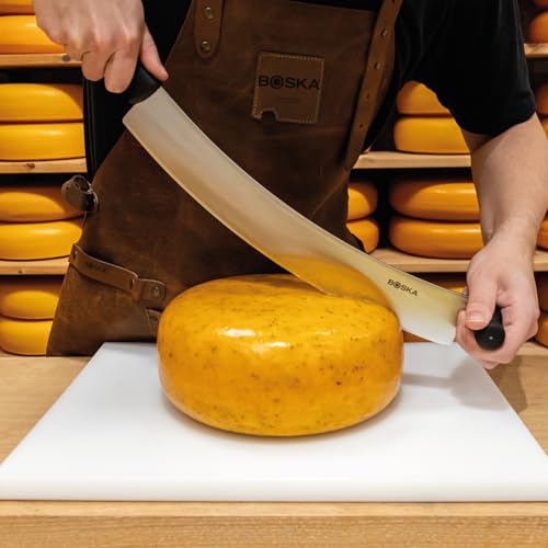 Boska Professional Cheese Knife Large - Cheese Cutter for Cheese Wheels - 380 Mm - Double Handled - Easy to Clean - size: 15"