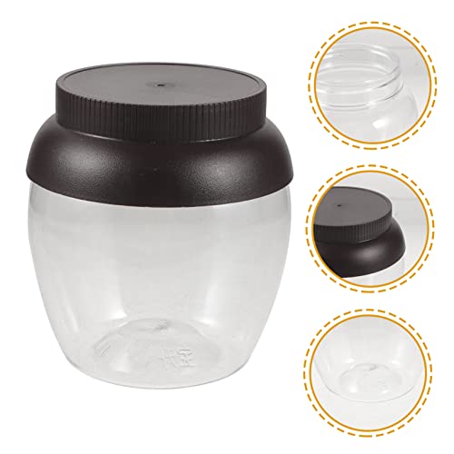 LIFKOME 4pcs Airtight Pickle Container Fermenting Jar Multi-function Kimchi Storage with Sealing Lid Reusable Jar for Vegetables Dried Fruit Honey Wine Great Present
