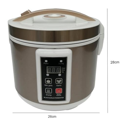 5L Black Garlic Fermenter Pot Health Fermentation Machine Automatic Intelligent Control for Black Garlics Maker Home and Commercial Use