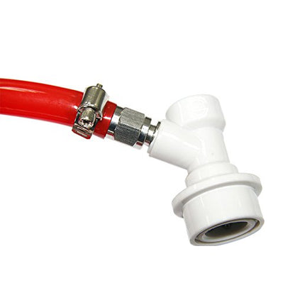 PERA 3/16" ball lock beer line assembly & 5/16" ball lock gas line assembly for beer making